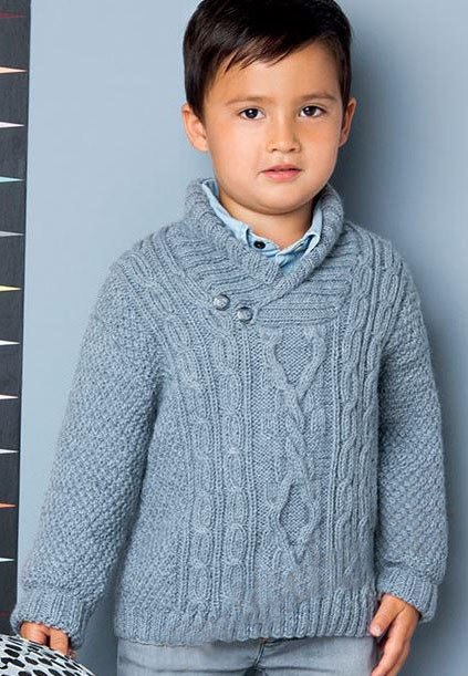 вязание спицами свитера для мальчика 7 лет
